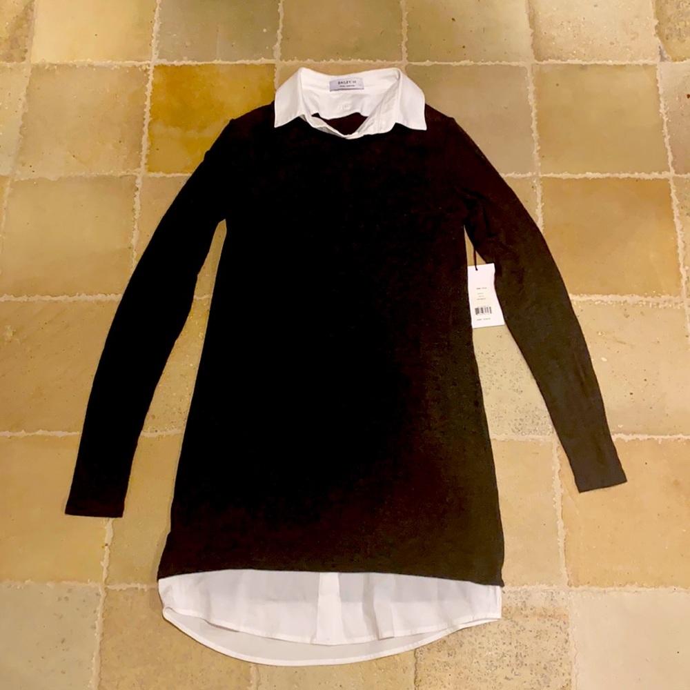 Bailey 44 NWT Dress with removable collar sz XS